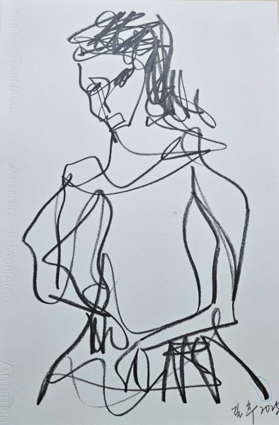[2025] Untitled, Graphite on paper, Size Unknown